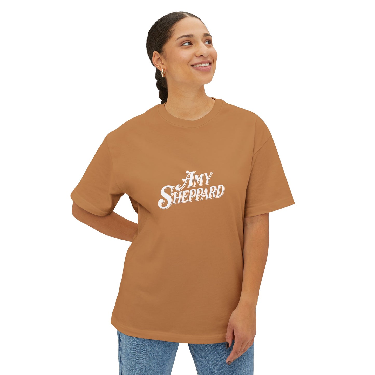 Amy Sheppard Oversized Boxy Logo T-Shirt
