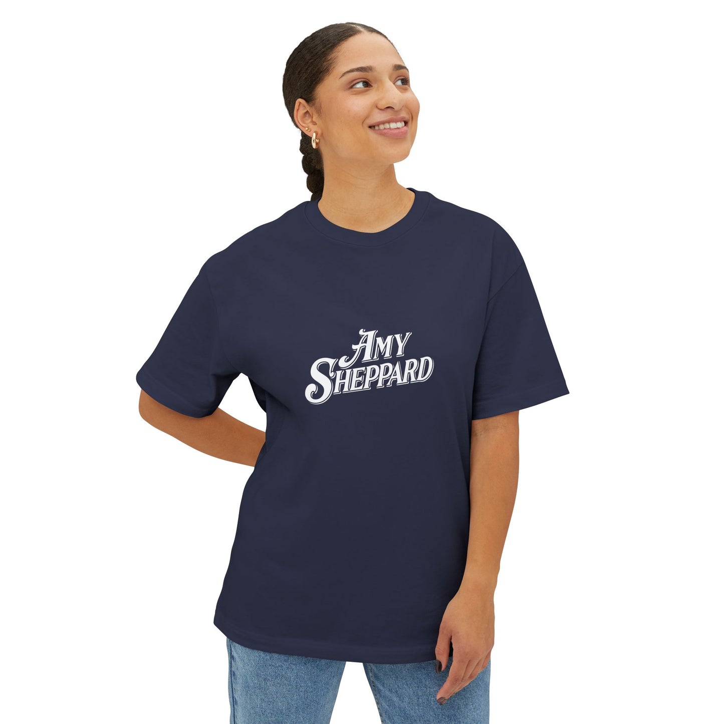 Amy Sheppard Oversized Boxy Logo T-Shirt