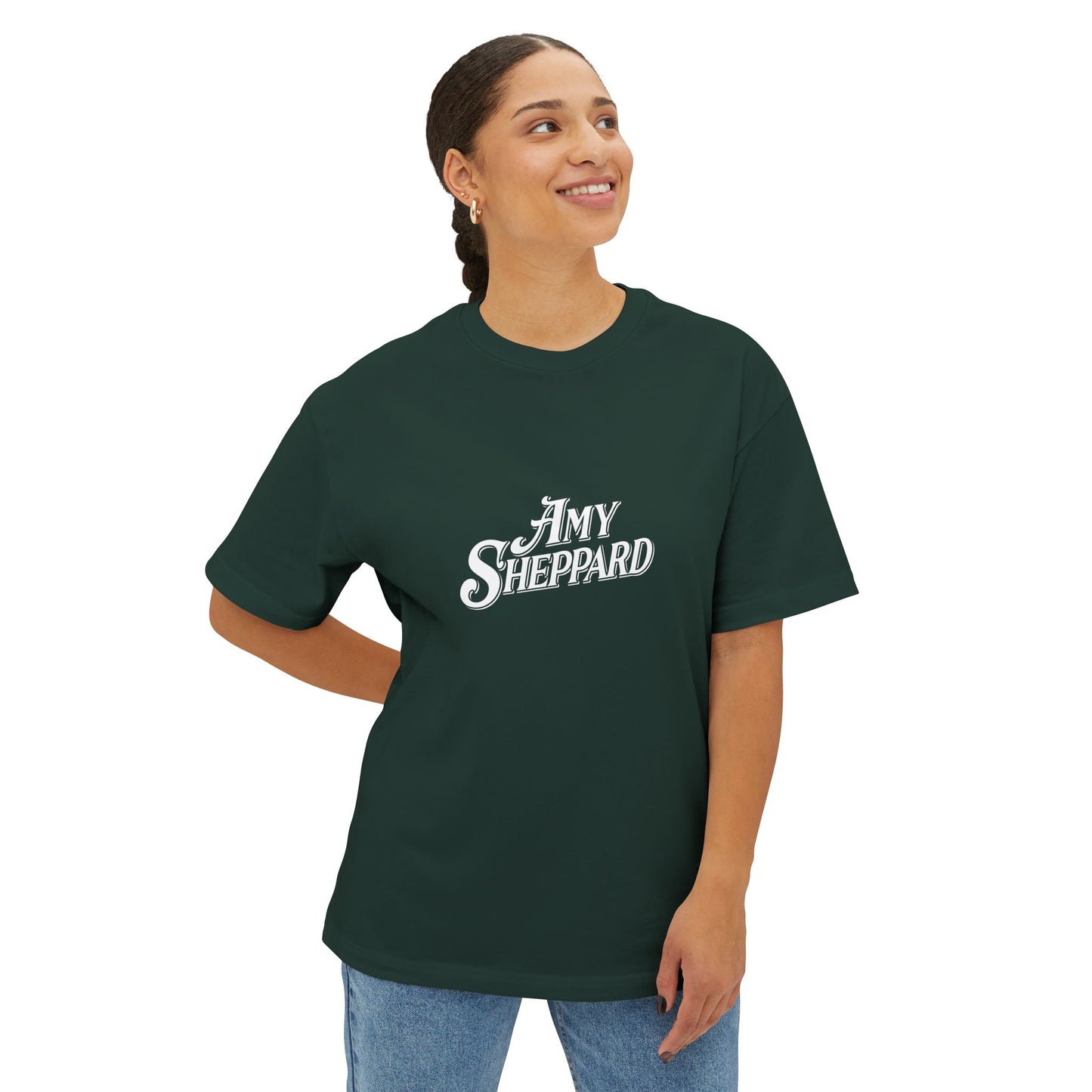 Amy Sheppard Oversized Boxy Logo T-Shirt