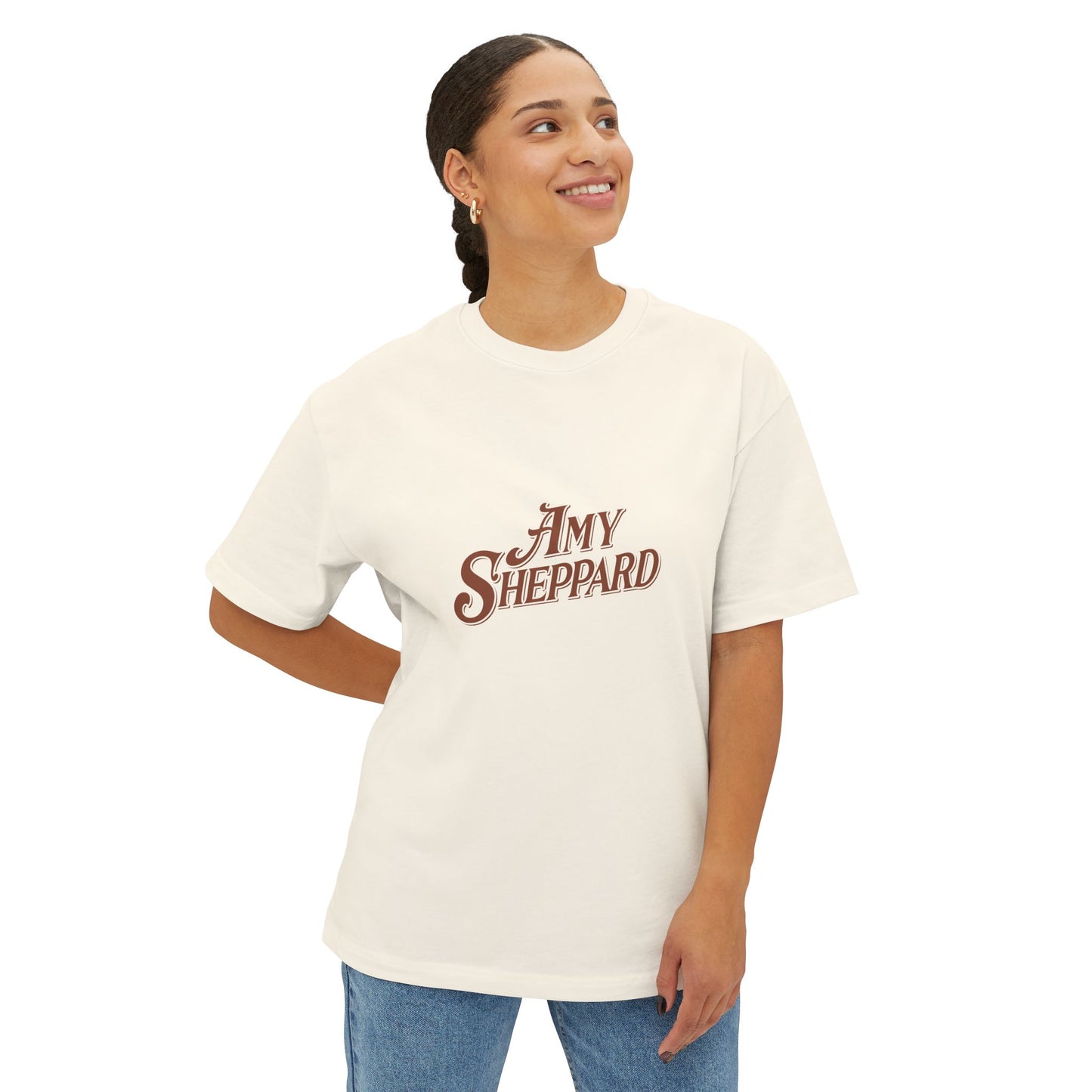 Amy Sheppard Oversized Boxy Logo T-Shirt