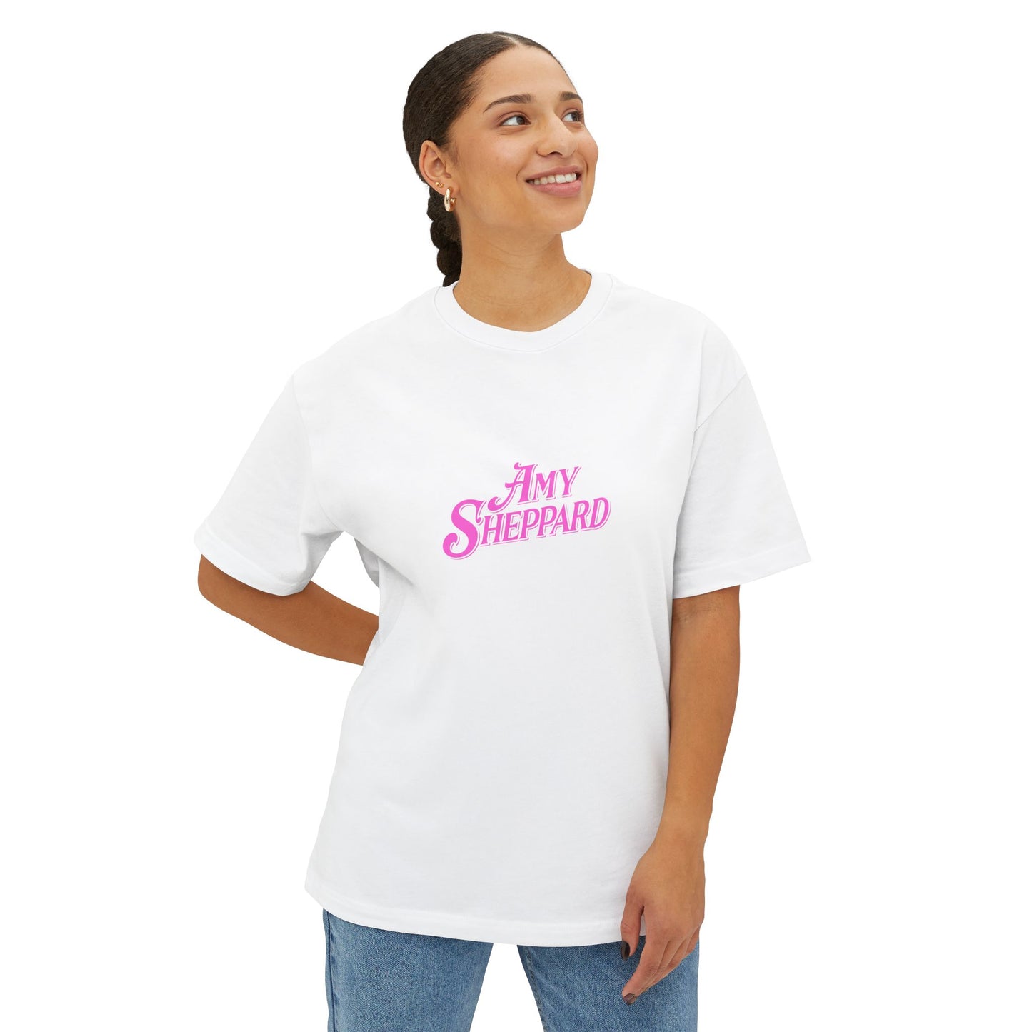 Amy Sheppard Oversized Boxy Logo T-Shirt