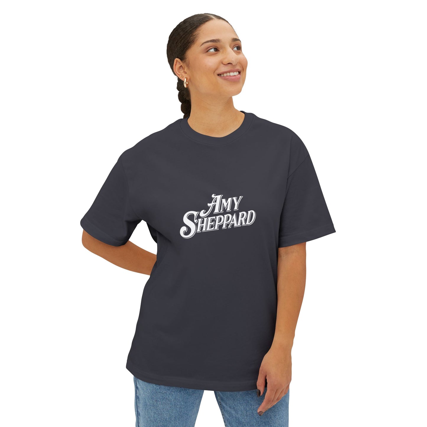 Amy Sheppard Oversized Boxy Logo T-Shirt