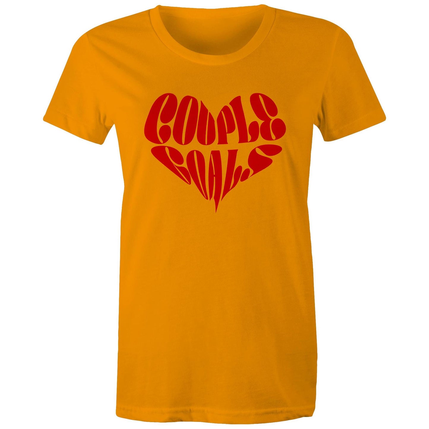 Couple Goals Heart Ladies T-Shirt