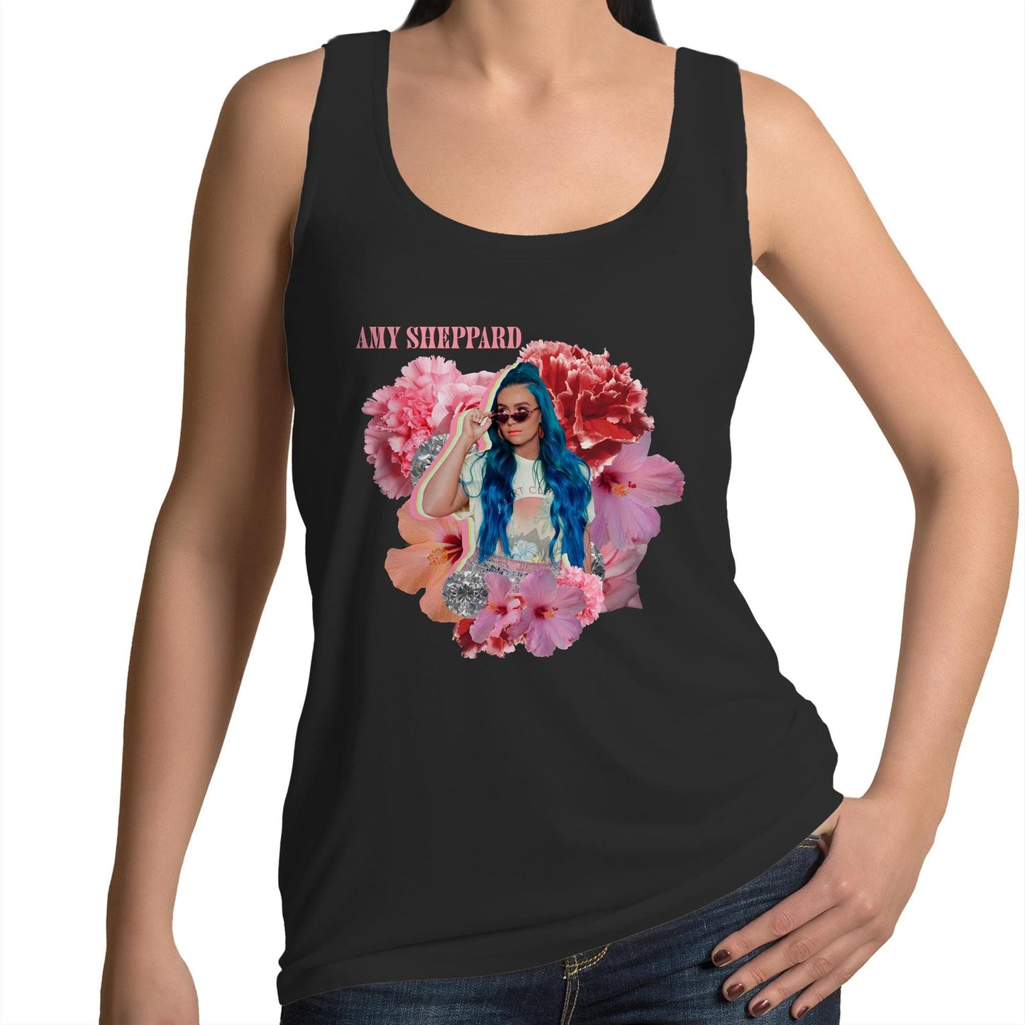 Amy Flower Singlet