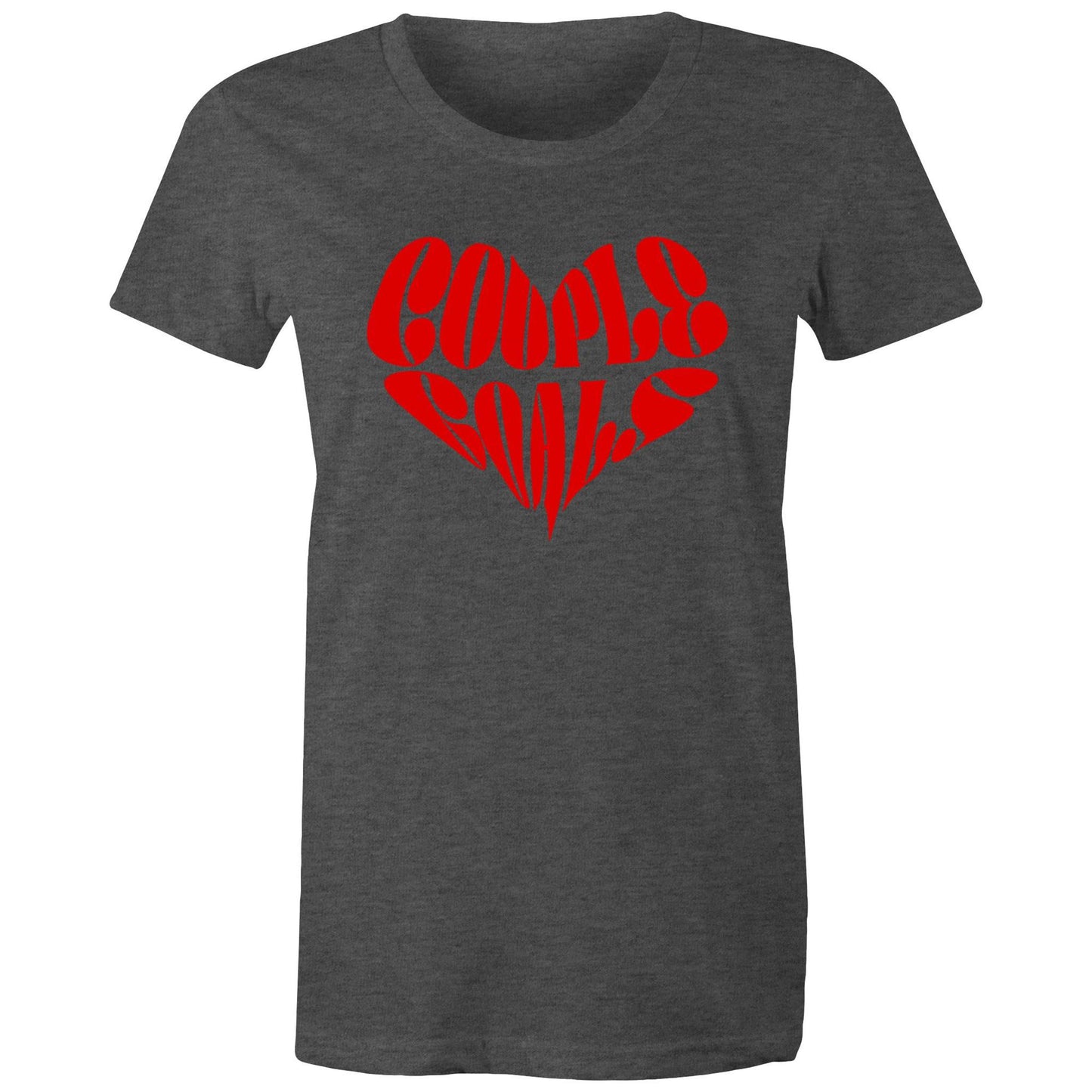Couple Goals Heart Ladies T-Shirt