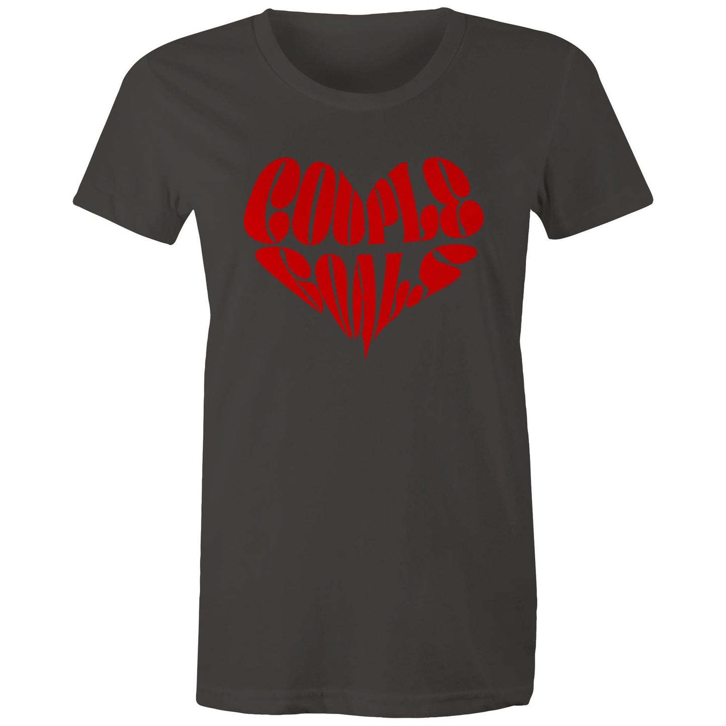 Couple Goals Heart Ladies T-Shirt
