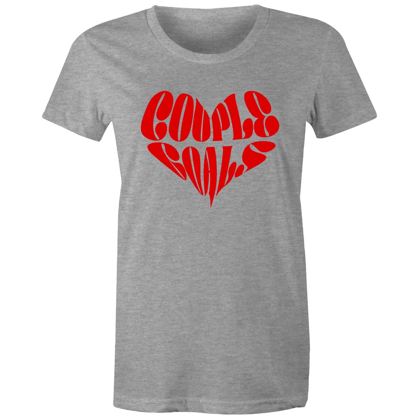 Couple Goals Heart Ladies T-Shirt