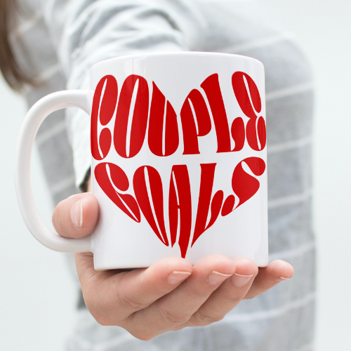 Couple Goals Heart Ceramic Mug