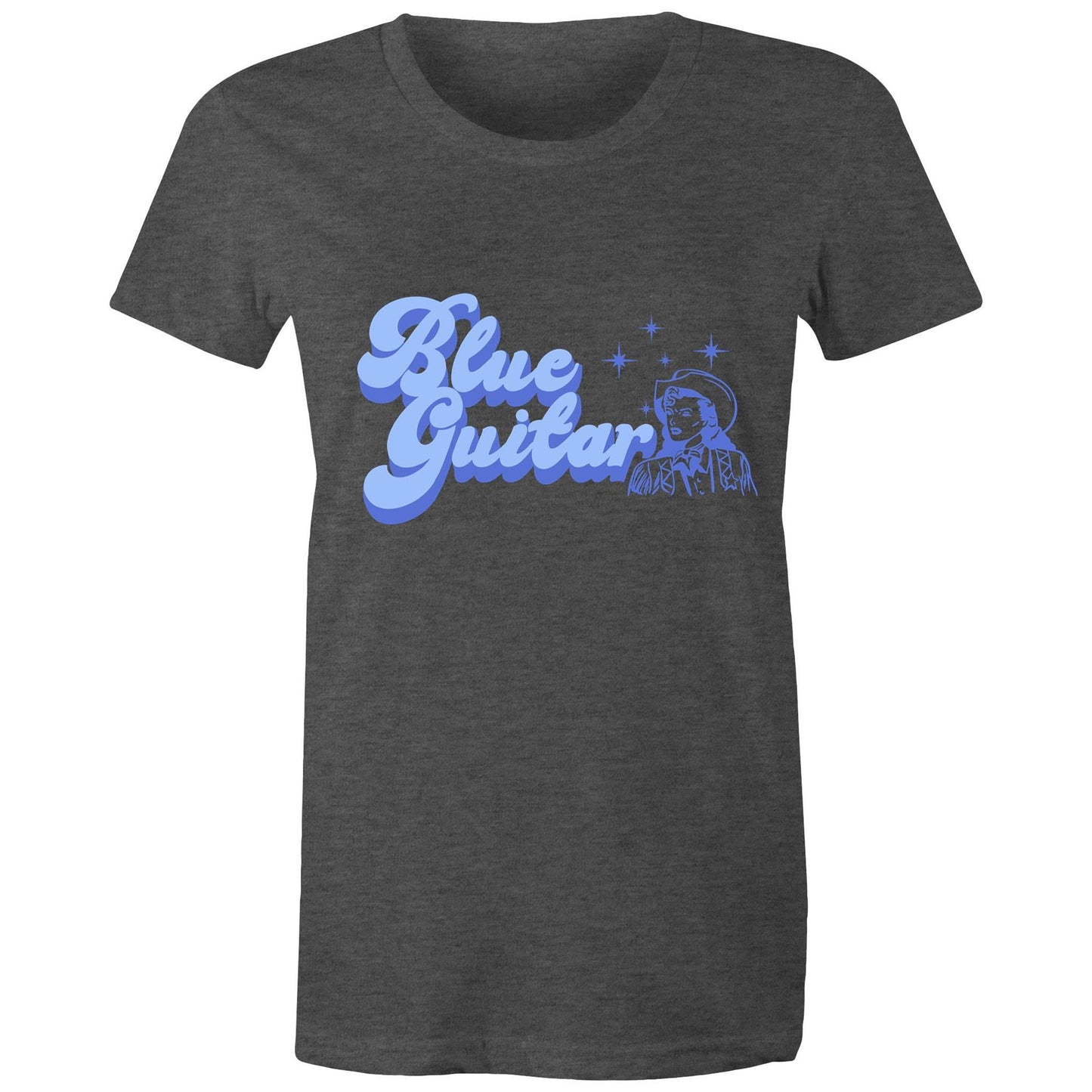 Blue Guitar Ladies T-Shirt