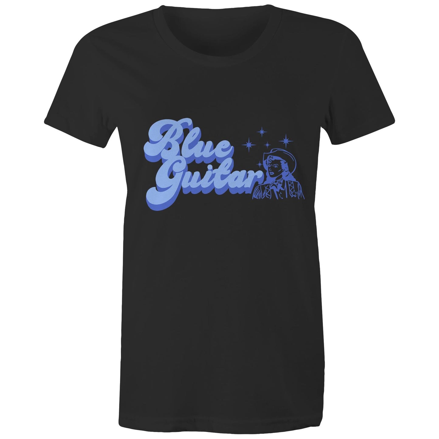 Blue Guitar Ladies T-Shirt