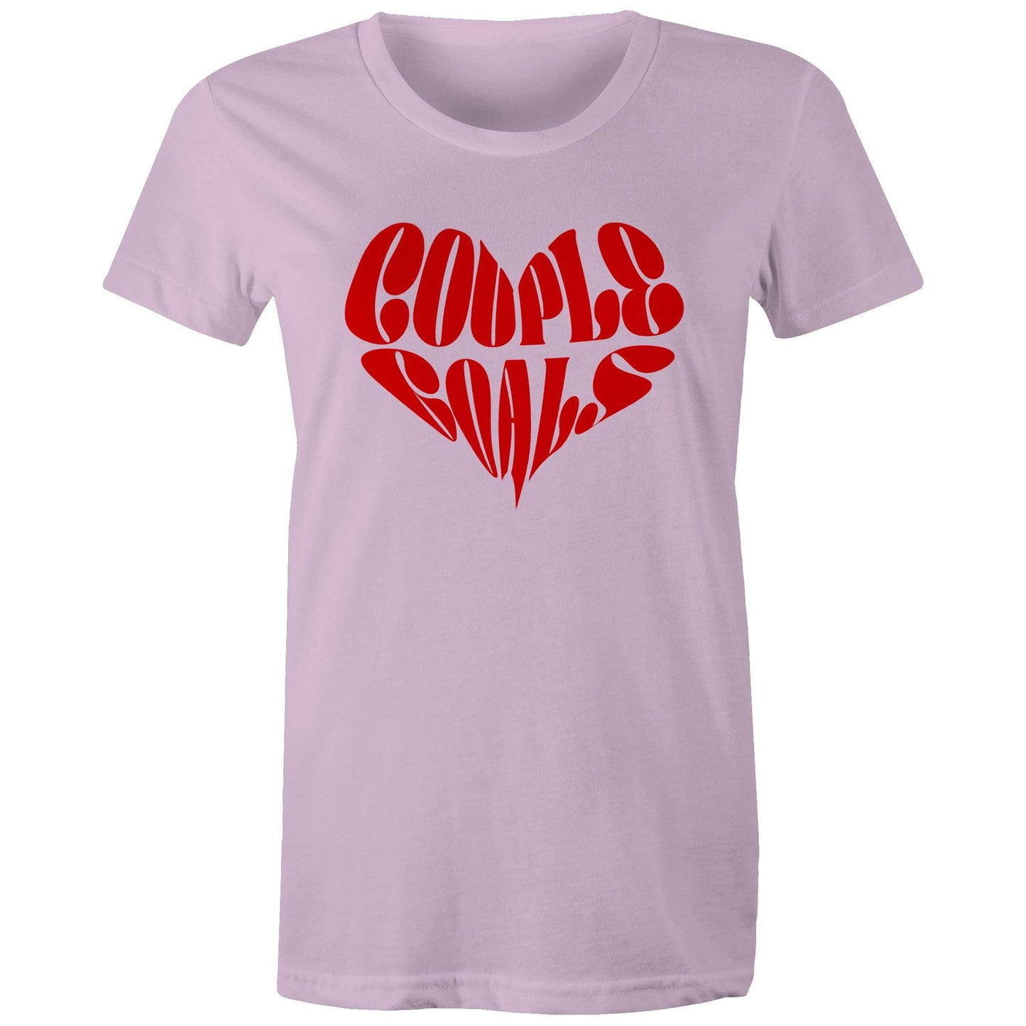 Couple Goals Heart Ladies T-Shirt
