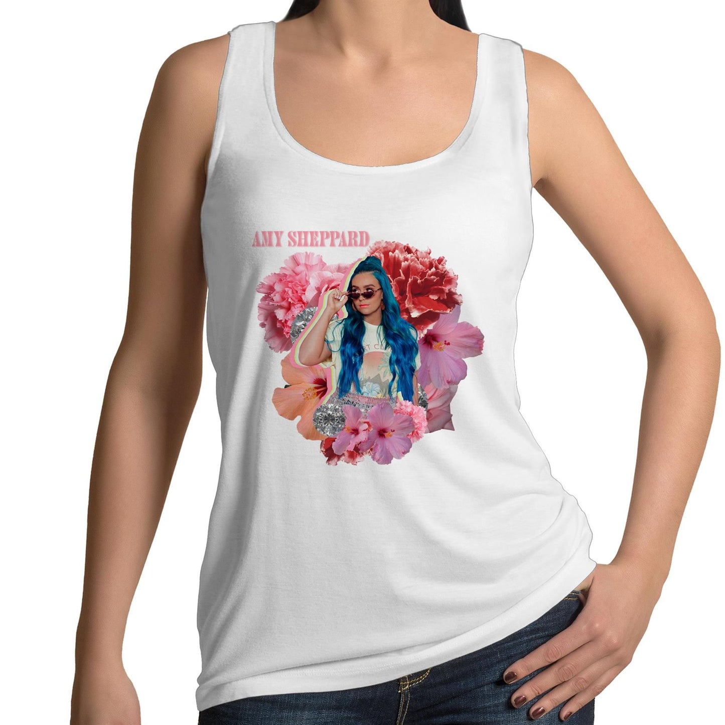 Amy Flower Singlet