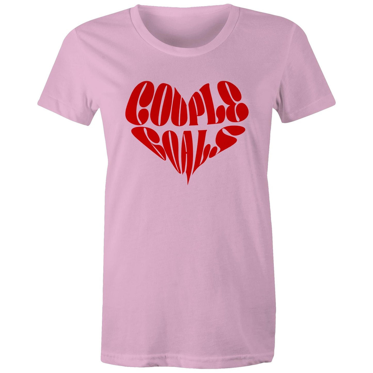 Couple Goals Heart Ladies T-Shirt